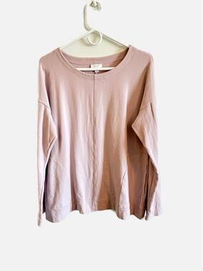 J.Jill Pink Relaxed Tunic With Pockets